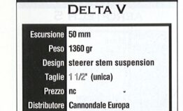 Cannondale Delta V 1993 TuttoMTB Sospensioni