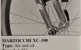 Marzocchi XC 100 XC 300 MBA 1992